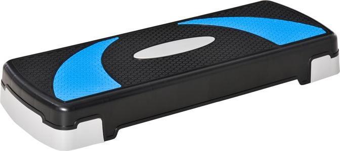 Swisshandel24 Steppbrett Aerobic-Stepper höhenverstellbar mit 3 Stufen (10/15/20cm) Fitness Heimtrainer Belastbark