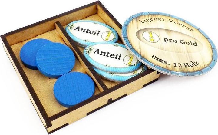 Produktbild Feldherr NUSS - Brettspiel Organizer für Nusfjord und Erweiterung Schollen-Deck