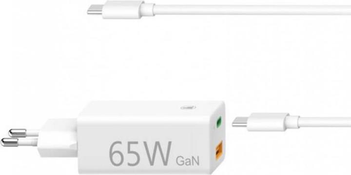 Actual product image Hama GaN Charger + USB cable (65 W)