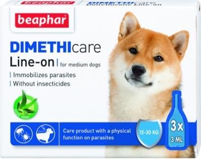 Actual product image beaphar Flea & Tick Line On, Fleas and Ticks (Dimethicone) Medium Dog (Dog)