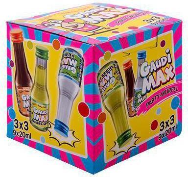 Produktbild GaudiMax Gaudi Max Partywürfel 09 x 0.02l (9 x 2 cl)