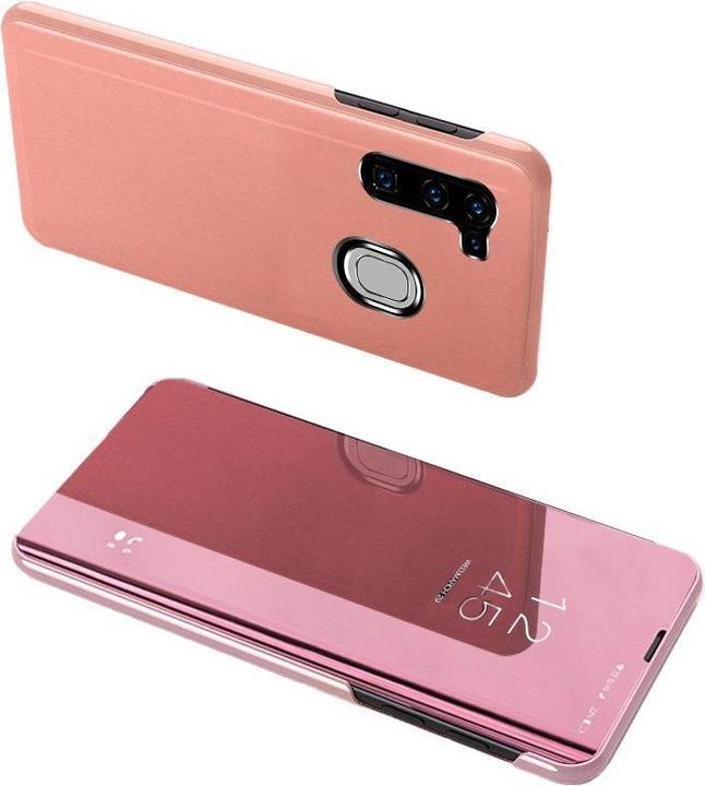 Productafbeelding Hurtel Clear View hoesje voor Samsung Galaxy A11 / M11 roze (Samsung Galaxy A11, Samsung Galaxy M11)