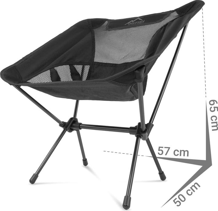 Produktbild Normani Campingstuhl „Moak“ mit Sonnenschirm
