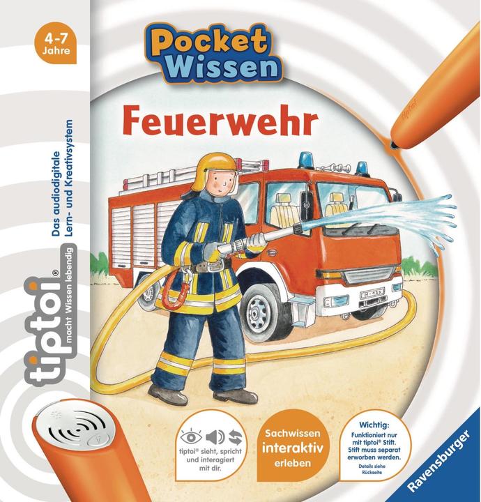 Produktbild tiptoi Feuerwehr (Deutsch, Verena Wolf, Gisela Fuhrmann)