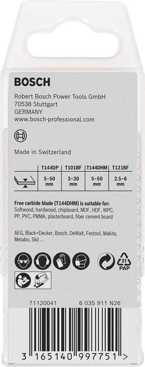 Produktbild Bosch Professional Zubehör 15-tlg. Stichsägeblatt-Set für Holz und Metall, T-Schaft