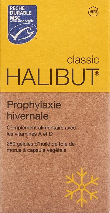 Image du produit Halibut Capsules de vitamines A et D (280 pièce(s), Capsules, 107 g)