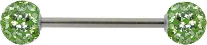 Image du produit Bijouteria Piercing langue (Acier chirurgical 316L, Résine époxy, Cristallin)