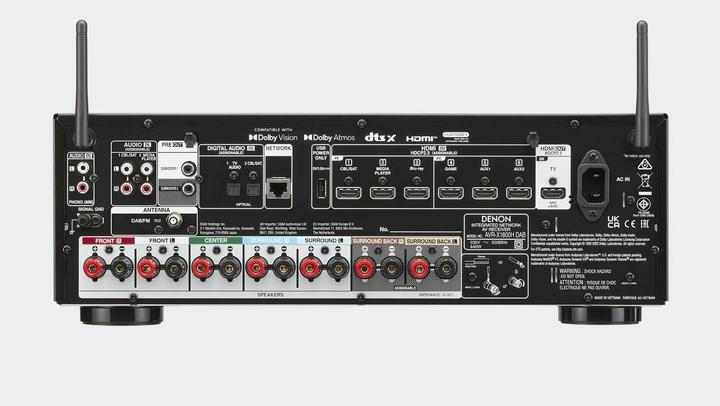 Actual product image Denon AVR X1800H DAB (7.2 channels, DAB+, FM, AM, DAB)