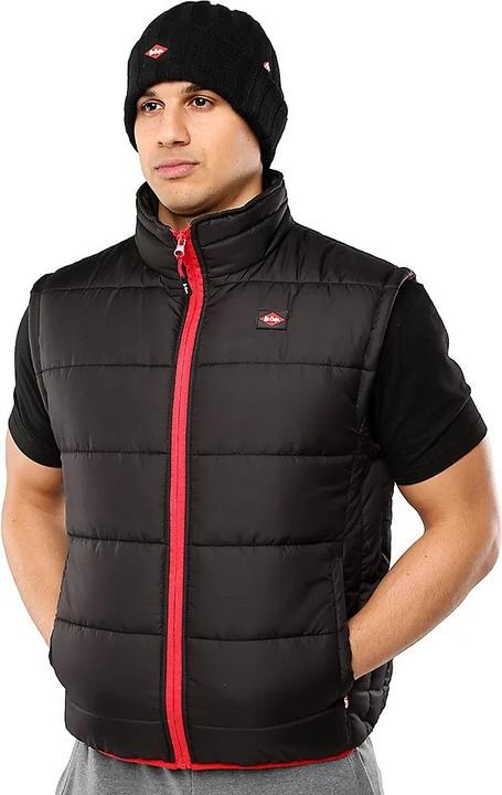 Actual product image Lee Cooper Mens Padded Windproof Gilet (L)
