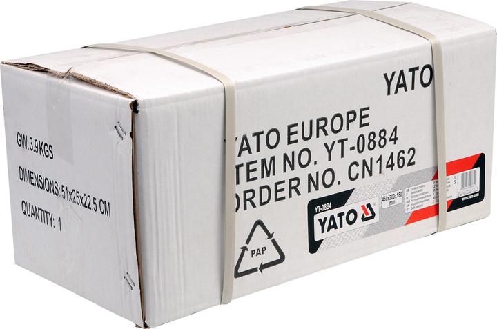 Actual product image Yato Professional Toolbox Metal 46 x 20 x 18 cm (1 pieces)