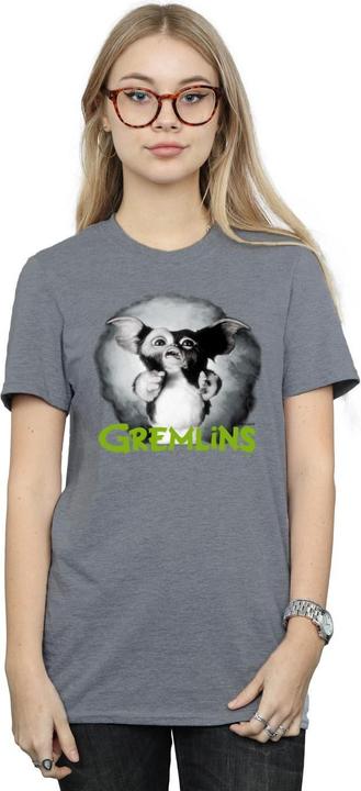 Actual product image Universal Textiles Womens/Ladies Scared Green Cotton Boyfriend T-Shirt (L)