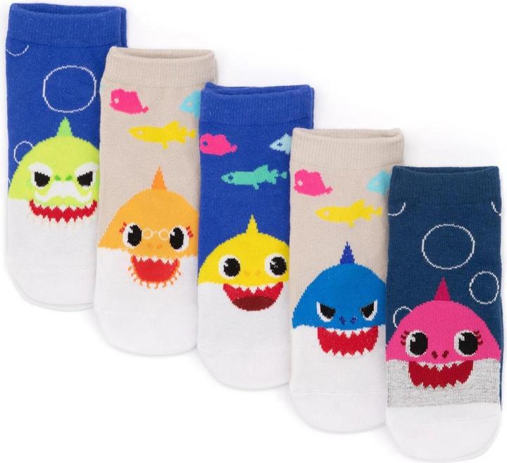 Actual product image Pinkfong Chaussettes pour enfants (paquet de 5) (5-pack, 23 - 26)