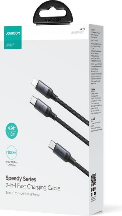 Produktbild Joyroom Usb Typ C – Lightning, USB Typ C (1.50 m, USB 2.0)