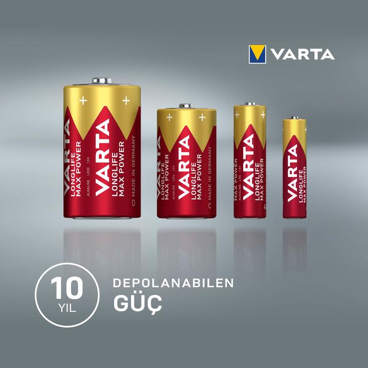 Immagine prodotto Varta LongLife Max Power (4 pz., AA, 2980 mAh)