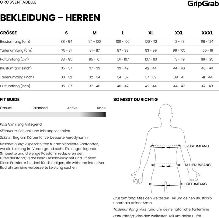 Nutritional values and ingredients GripGrab Thermashell Water-Restant Bib Tights No Pad (XL)