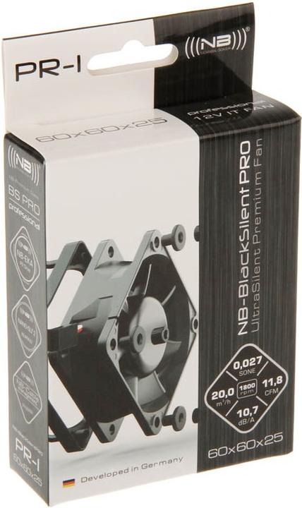 Produktbild Noiseblocker NB-BlacksilentPRO PR-1 (60 mm, 1 x)
