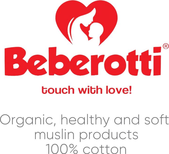Produktbild Beberotti Organic 4er-Pack Baby Musselin-Waschlappen (25 cm, 25 cm)