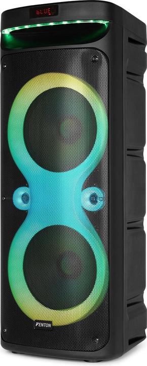 Image du produit Fenton Partybox - Track610 portable speaker met Bluetooth - Karaoke set met microfoon (10 h, Fonctionnement sur batterie)
