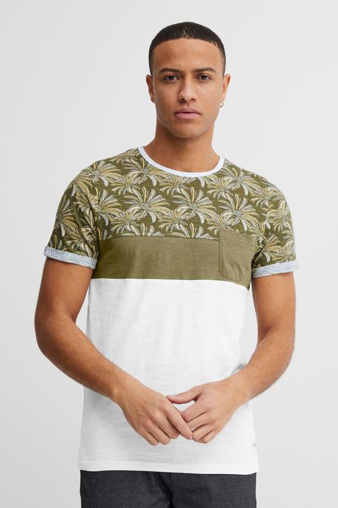 Immagine prodotto Solid Florian T-Shirt Con Disegno Maglietta A Manica Corta Da Uomo Con Girocollo In Cotone 100% (L)