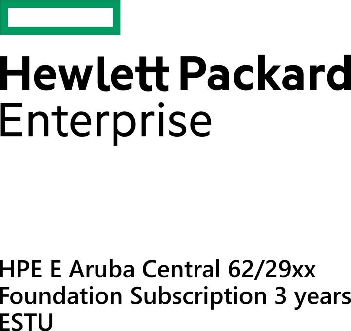 Immagine prodotto HPE E Aruba Central 62/29xx, abbonamento Foundation, 3 anni, E-STU (24 Dispositivi, 36 mesi)