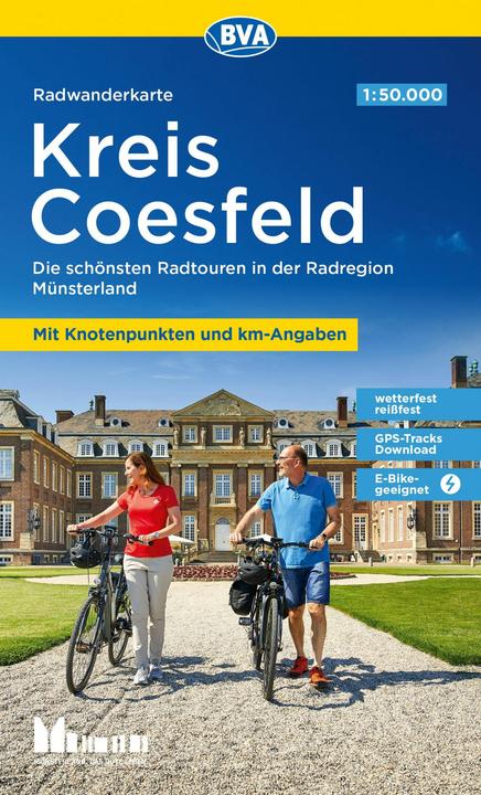 Produktbild BVA Radwanderkarte Kreis Coesfeld 1:50.