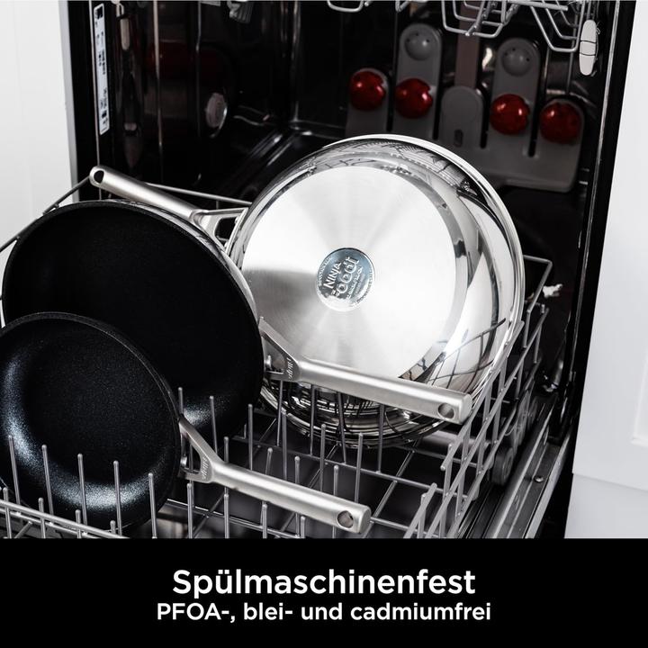 Image du produit Ninja NIA Set de casseroles et poêles 5t.Z.ES (24 cm, Ensemble de casseroles et de poêles de cuisson, Acier inoxydable)