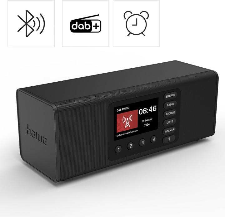 Produktbild Hama DR2002BT (DAB+, DAB, FM, Bluetooth)