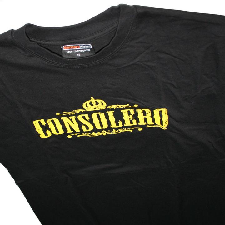 Immagine prodotto GamersWear Abbigliamento sportivo, Maglietta CONSOLERO, Nero (M) (5106-M) (M)