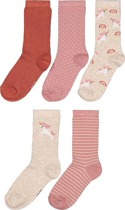 La Redoute Collections 5er-Pack Socken mit Einhorn-Motiven