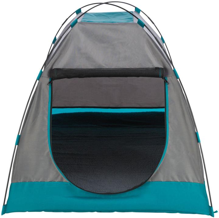 Actual product image Trixie Tent for Dogs, 110 × 75 × 80 cm, Dark Grey/Petrol (Dog, Foldable)