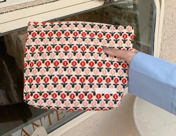 Only-Bags.Store Grosses Fassungsvermögen Waschtasche Kupplung Kosmetiktasche Beutel Multifunktionale tragbare