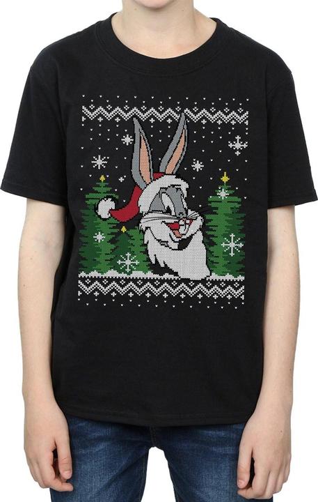 Image du produit Looney Tunes - T-shirt BUGS BUNNY CHRISTMAS FAIR ISLE - Garçon (128)