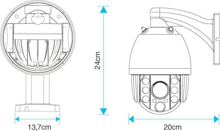 Immagine prodotto Instar IN-9820 4K schwarz 18003 IP Überwachungskamera