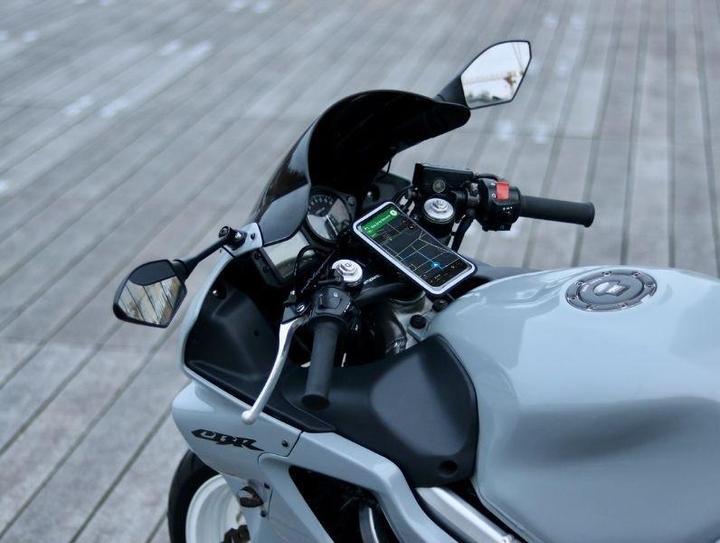 Actual product image Shapeheart moto vis demi guidon