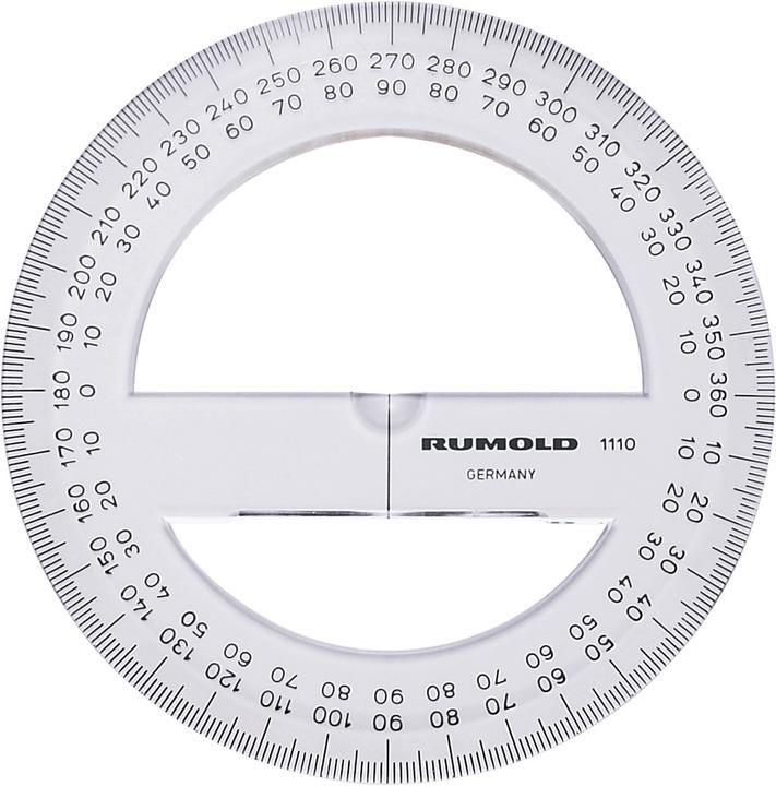 Image du produit Rumold Rapporteur scolaire 360 (100 mm)