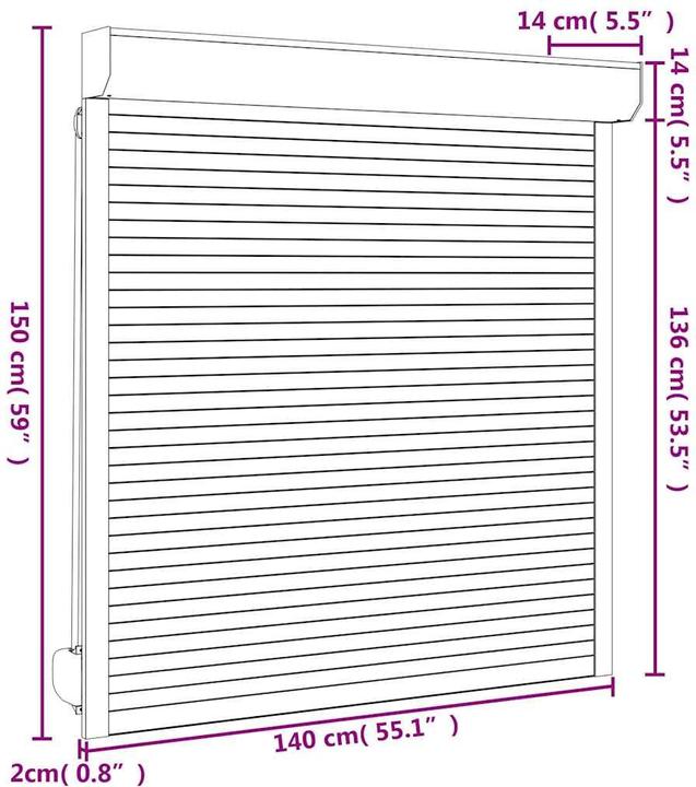 Produktbild VidaXL Helin (140 x 150 cm)