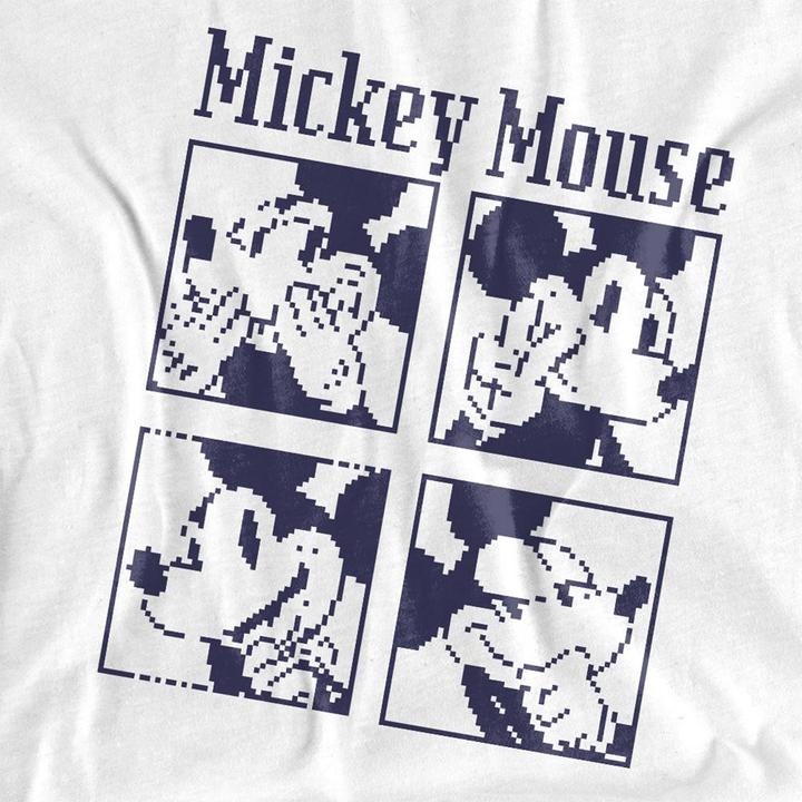Actual product image Disney Unisex Adult Mickey Mouse Pixelated T-Shirt (XXL)