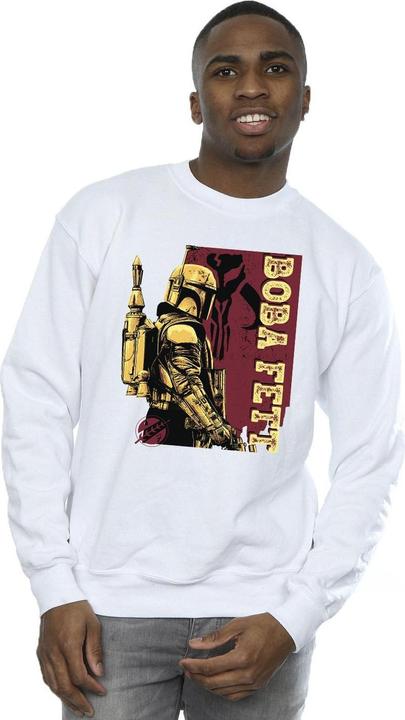 Actual product image Star Wars Mens The Book Of Boba Fett Western Style Sweatshirt (XXL)
