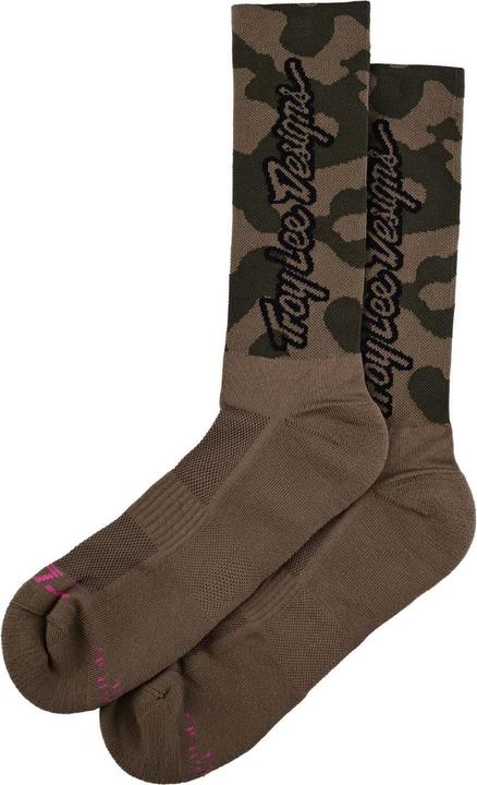 Troy Lee Designs Mens Performance Socks, Scrubland, olive, S/M (S/M)