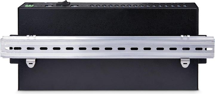 Image du produit StarTech COM 16-Port Industrial USB 3.0 Hub 5Gbps Mountable Terminal Block Power Up to 120W Shared U (USB-B, 16 Ports)