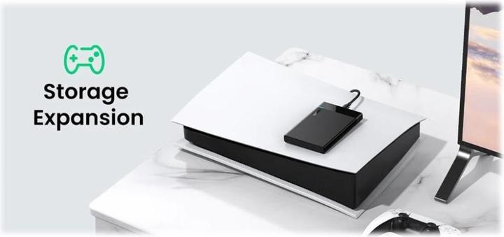 Actual product image Ugreen USB-C 3.1 to 2.5" SATA Hard Drive Enclosure (6Gbps) (2.5")