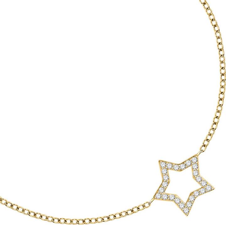 Produktbild La Petite Story Gold-plated star bracelet Silver LPS05AWV28 (19 cm, Silber 925)