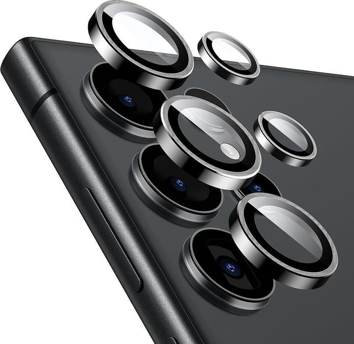 Produktbild ESR Kameraschutz für Samsung Galaxy S24 Ultra – Schwarz (1 Stück, Samsung Galaxy S24 Ultra)