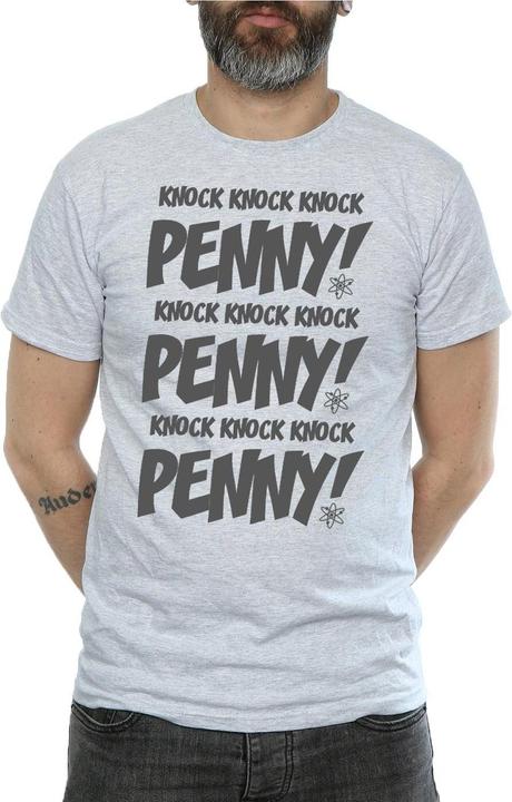 Immagine prodotto Dam Maglietta Uomo Sheldon Knock Knock Penny (L)