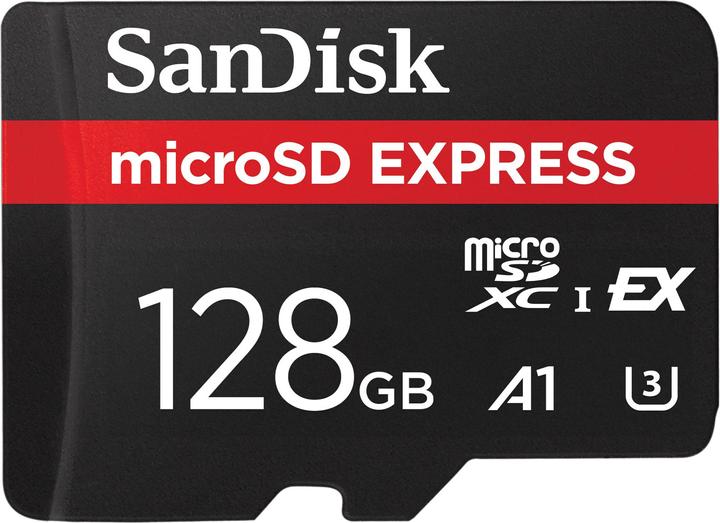 Produktbild SanDisk Express (128 GB, microSD Express, U3, UHS-I)