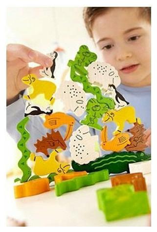 Actual product image Haba Boardgame 'Pyramid of animals'. Version in Greek 3212 from 5+ Years (Greek)