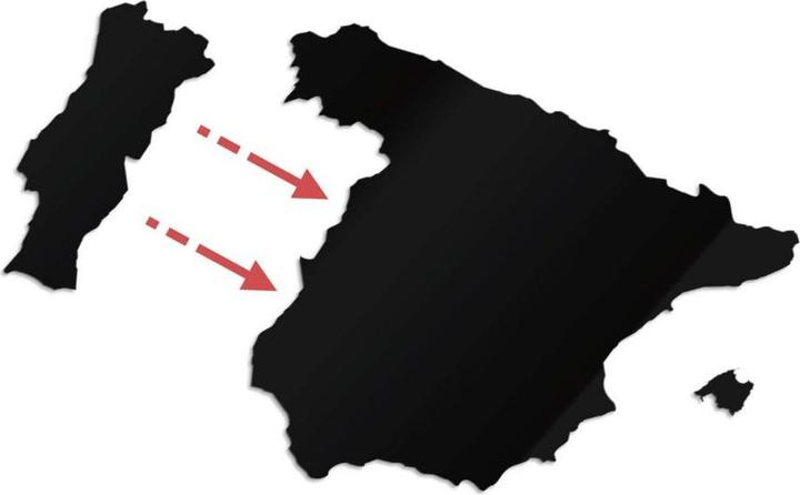 Immagine prodotto Trenddeko Mappa Penisola Iberica (94 x 71 cm)