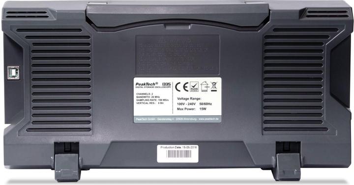 Image du produit Peaktech P 1337 Oscilloscope à mémoire numérique