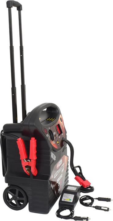Actual product image KS Tools 12 V + 24 V battery booster, mobile jump starter 2340 A (6200 A, 25000 mAh)