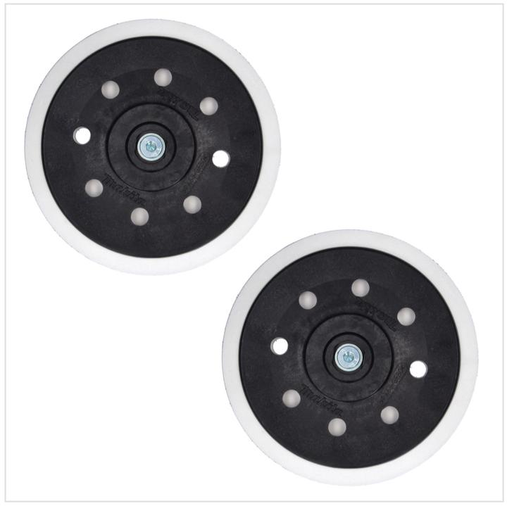 Immagine prodotto Makita 2x disco abrasivo morbido per levigatrice rotorbitale / smerigliatrice 150 mm M8 ( 196684-1 ) (Morbido)